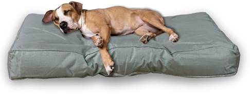 Frosal Hundebett wasserabweisend Hundekissen Hundekorb waschbar Hundematratze Bett Hund Hundekörbchen Größe M, L, XL (L - 83 cm x 69 cm)