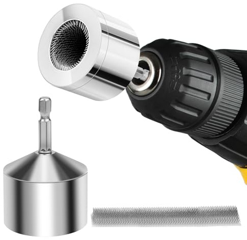 Nettoyeur de tuyaux en cuivre, brosse de nettoyage pour tuyaux en cuivre, outil de nettoyage avec poils en acier fins, pour nettoyer et préparer les tuyaux en cuivre avant la soudure (22 mm)