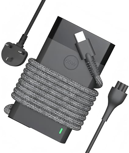 Byprlvps New Slim 65W USB C Laptop Charger Compatible with HP Type C | Spectre X360,Envy X360,Elitebook,Envy,Spectre,ProBook,Elite x2,Pavilion Type C AC Adapter