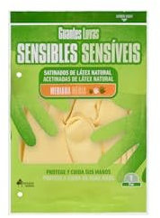 Genérico Lot de 2 gants en latex vert forêt verte taille moyenne