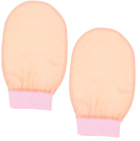 VALICLUD 2pcs Wear-resistant Bath Mitts for Body Scrubbing Exfoliating Shower Gloves Soft Bath Mittens for Skin Cleaning Supplies
