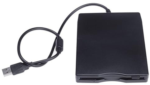 mophrati Lecteur de Disquette Mobile USB résistant pour aux Chocs, Vitesses de Lecture et d'écriture Rapides, Compatible avec Les systèmes 98SE//2000/XP, ABS Fin et Robuste