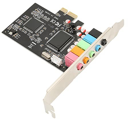 Carte son PCIe 5.1, carte son numérique PCIE audio 6 canaux, carte audio PCIe stéréo 3D, puce CMI8738 24 bits 48 kHz avec port PCI Express pour A3D 1.0 et DS3D