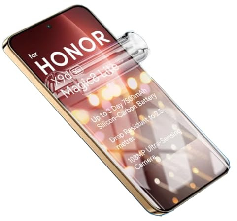 TMahhbid [2 piezas] Película de Hidrogel para Honor Magic 8 Lite / Magic8 Lite 5G, [HD] Protector de Pantalla de TPU Suave Transparente [NO vidrio templado]