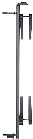 Geuther 0029ZK+ Zusatzklemmen für Treppenschutzgitter TÜV/GS zertifiziert Türschutzgitter Easylock Wood Plus für Holz-Metall-Treppenschutzgitter ohne Bohren sichere Befestigung Schwarz