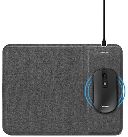 Blaupunkt - MP1740-133 - Pack de Souris sans Fil et Tapis de Souris avec Chargeur Induction - Noir