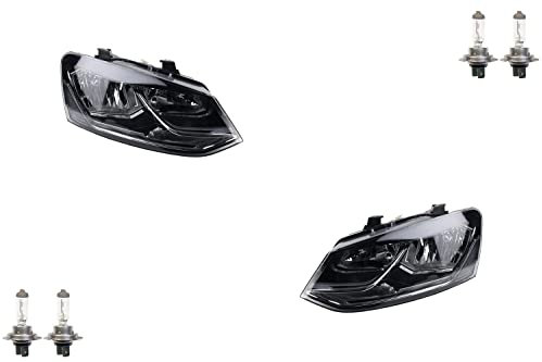 Johns, Scheinwerfer Halogen passend für VW Polo 09 6R 04/14- mit H7 H7 Set Links Rechts