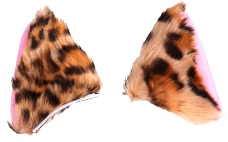 DOITOOL 1 Paio Orecchie Di Gatto Tornante Orecchio Di Gatto Dei Animale Cosplay Accessori Per Cosplay Tornante Clip Dell'Orecchio Di Gatto Clip Dell'Orecchio Degli