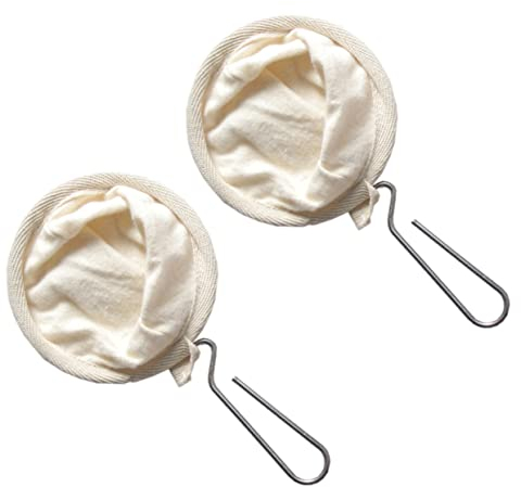 Cabilock Bolsas De Filtro De Café 2pcs Franela Acero Inoxidable Filtro De Café Reutilizable