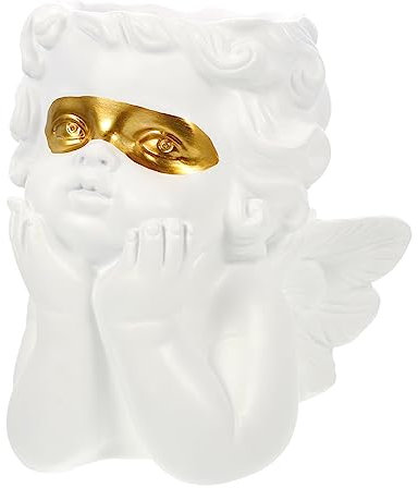 KITANDOVE Petit Pot De Fleurs Décoratif en Résine en Forme De Chérubin pour Plantes d 39 Intérieur