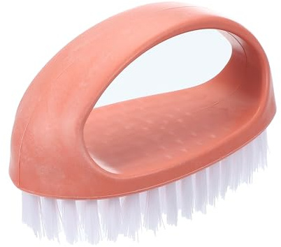PATIKIL Brosse À Récurer pour Linge avec Poignée en D Rose
