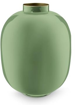 Pip Studio Metall Vase Mittelgrün 32cm