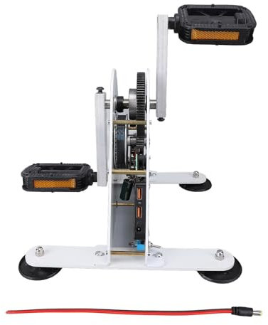 100W Pedal Generador de Energía, Banco de Energía Portátil Pedal Generador con Interfaz USB y Salida DC1-35V Generador de Energía de Emergencia para Actividades Al Aire Libre