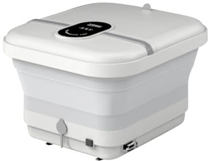 Fenayuu Vasca Per Pediluvio Riscaldata | Idromassaggio Piedi Pieghevole Con Riscaldamento | Dispositivo Massaggiante per Piedi adatto a Tutta la Famiglia