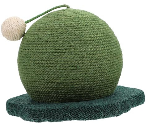 TOYANDONA Tapis à Griffer pour Chat De Cactus Griffoir Interactif en Sisal Antidérapant Adapté pour Intérieur Jouet pour Chat
