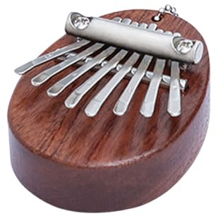 LRXIYODE Mini Kalimba Daumenklavier aus Holz für Anfänger Tragbares Musikinstrument mit Präzisem Leicht und Platzsparend für Musikliebhaber und