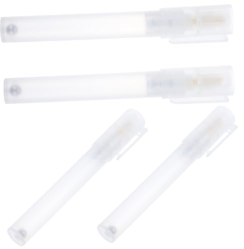 Alipis 4 pièces Lot de Stylo Peinture Rechargeable Coque Vide Marqueurs Graffiti Léger pour Maison Bureau École
