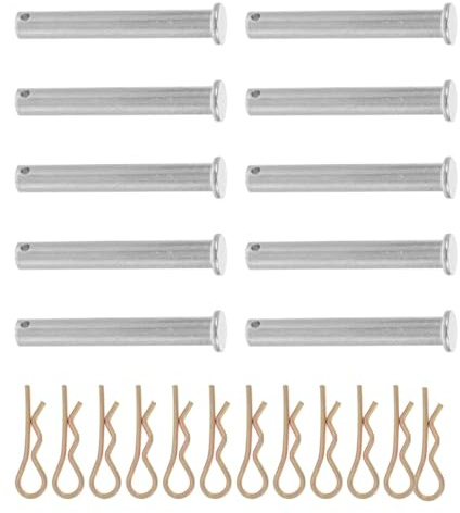 MAGICLULU Scaffolding Coupling Pin and Insert Pin with Clips for Scaffold Poles Fittings and Construction Accessories