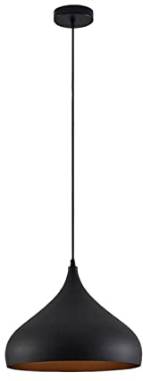 Ceiling Light 'Ritana' dimmable (Modern) in Black Made of Aluminium for e.g. Living Room & Dining Room (1 Light Source, E27) from Lindby | Pendant Lighting, lamp, Hanging lamp, lamp, Ceiling lamp