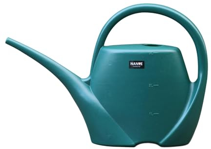 Folpus Gießkanne 3 Liter für Haus & Garten, Blumengießkanne aus hochwertigem Kunststoff, Gartengießkanne mit langem Auslauf, Handliche Gießkanne Ideal zum Gießen von Pflanzen, Blumen & Bäumen, Grün