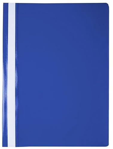 Papiertiger Schnellhefter PP für Schule und Büro (Standard, Blau, 100er Pack)
