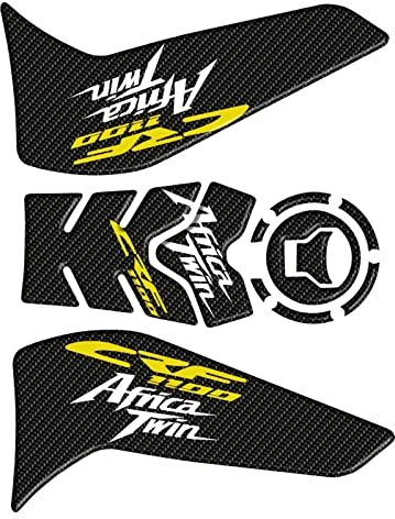 WARFEL Zubehör Motorrad Kraftstofftank Pad Side Box Knieschoner Kratzschutz Aufkleber