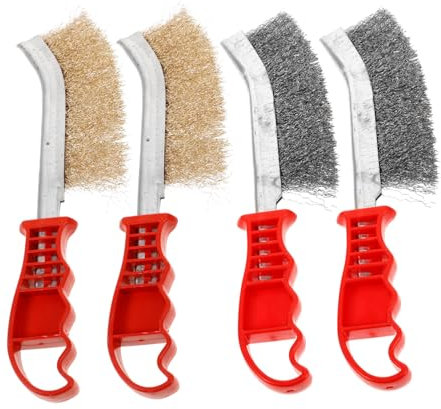 DOITOOL 4pcs Bbq Replacement Grill Brush Outdoor Grill Cleaner Portable Barbecue Tool