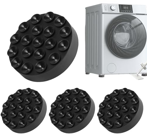 Anti-Vibrations-Pads für Waschmaschine, Anti-Vibrations | Pads für Waschmaschinen | Geräuschreduzierende Antivibrationsmatte Waschmaschinen-Fußpolster,Elastische Unterlegscheibe, Stab