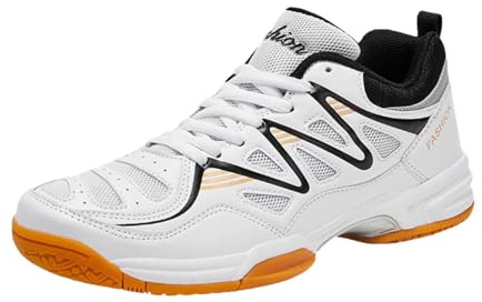 Fooceoute Volleyballschuhe FüR Herren Und Damen,Badminton Schuhe Damen,Fitnessschuhe FüR Herren Und Damen,DäMpfung,Atmungsaktiv,Flexibel,Geeignet FüR Fitnessstudio,Joggen,Spazierengehen