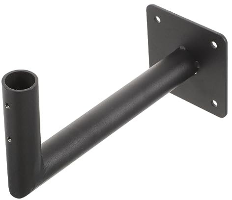 TOPBATHY Weather Vane Roof Mount Bracket with Antenna Pole Support, Heavy Duty Weather Station Mounting Pole for Outdoor Roof and Wall Installation, Suitable for Tv Antenna and Emergency