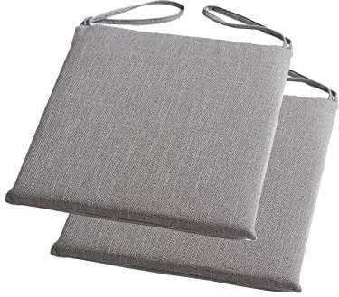 Cuscini per sedie da Interno ed Esterno, Set di 2 Cuscini da Patio con Lacci, Comodi ed Eleganti Cuscini per sedie da Ufficio, Sala da Pranzo, Cucina, Patio, Veranda o terrazza.