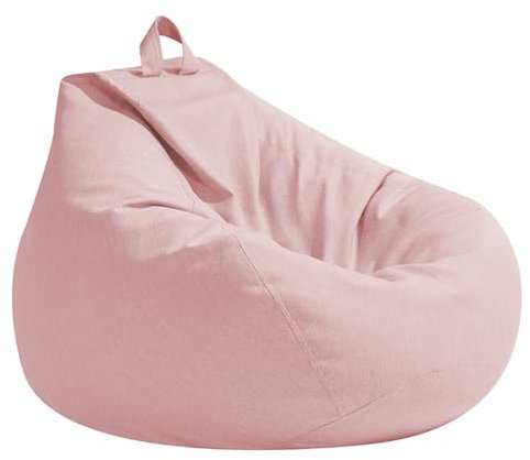 Highdi Pouf pour Enfants 90 x 110 cm（sans Remplissage）- Rose Housse de Pouf pour Intérieur et Extérieur, Giant Bean Bag Cover pour Salon