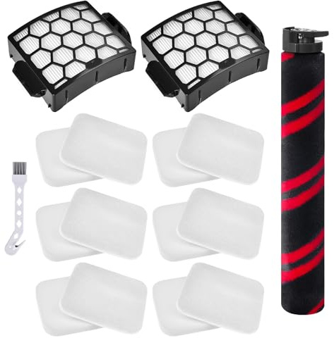 LA702 Filter Brush Roller Accessories Compatible with Shark Rotator Lift-Away Duo Clean PowerFins LA700 LA701 LA555 Upright Vacuum Cleaner Replacement Parts XHF320 XFFK320 1539FC3000