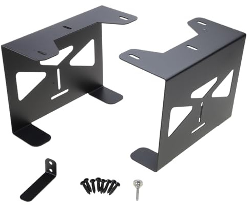 AWJUWHBJ Support pour consoles de jeu en métal - Organisateurs de bureau économes en espace - Support pour petites consoles de jeu - Solution de bureau propre