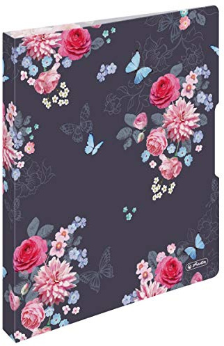 Herlitz Ringbuch A4 Ladylike Flowers, 2-Ringe, 2, 7cm Rücken, 16mm Füllhöhe, 1 Stück