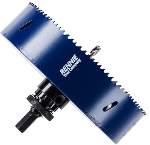 168mm Hole Saw Bi-Metal With Arbor And Pilot Drill. Circular Hole Cutter | For Stainless Steel, Steel, Sheet Metal, Wood, Plastic, Pipes & Drywall. Circular Holesaw Set M35 5% Cobalt Hole Cutter