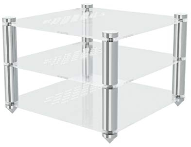 Mehrschichtiger Acryl Audio Rack Ständer Montageständer Acrylic Mount Stand Bracket für HiFi Desktop Verstärker/Vorverstärker/DAC