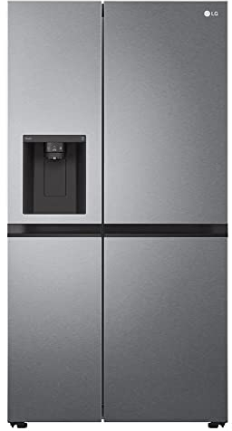 LG GSLV50DSXM American Style Fridge Freezer, Dark Graphite