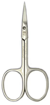 Baruffaldi 104 - Tijeras de piel con forma moderna - Manicura y pedicura - con funda protectora