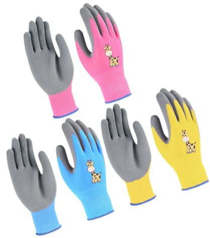 VANZACK Ofenhandschuhe 3 Paare Handschuhe Fäustlinge Für Kinder Arbeit Ofen Fang Das Meer Emulsion Arbeitshandschuhe