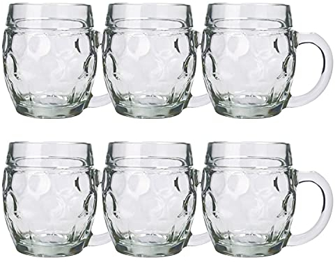 ich-zapfe.de Bierglas, Bierkrug, Maßkrug, Bierseidel 6er Set Biergläser, Tübinger - 0,4 Liter