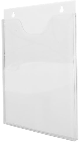 ROMISBABA Prospekthalter Wand A4 Vertikal Transparenter Acryl Dokumentenhalter Vielseitiger Broschüren Und Flyerständer Für Büro Und Ladenausstattung