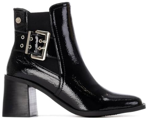 XTI - Botín Mujer Negro - Calzado Cómodo y Versátil - Moda casual - Modelo 14431502 (Talla 36)
