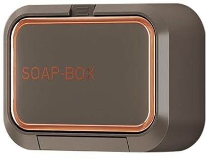 Kixolazr Seifenhalter für Duschwand, Seifenschalenhalter – selbstklebender -Organizer, Ablasslösung für Waschbecken, Küche, Bad, Badewanne, Dusche