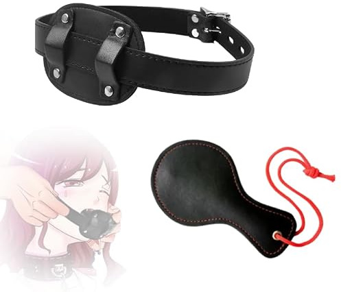 Rollspelsrekvisita (2 delar) – Innehåller munstycke och sensorisk stimuleringspaddel – Lämplig för cosplay-berättelser/kreativ fotografering