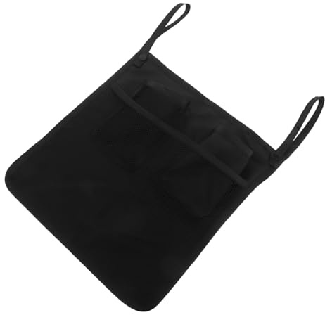 GLEAVI Borsa Organizer per Passeggino Nero Resistente a Urti e Macchie Chiusura a Cerniera, Facile Accesso per Genitori, per Uso Quotidiano e Avventure All'aperto
