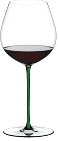 RIEDEL Fatto A Mano Old World - Copa de vino Borgoña tardía. verde