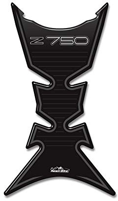 Resin Bike Aufkleber für Motorrad Kompatibel mit Kawasaki Z750 2007-2014. Tankabdeckung vor Stößen und Kratzern. 3D-Harzklebstoff. Motorrad-Gadget - Stickers - Made in Italy