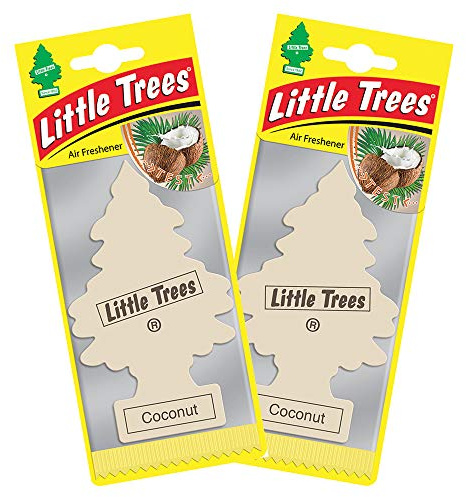 LITTLE TREES Car Air Freshener Twin Pack - Coconut