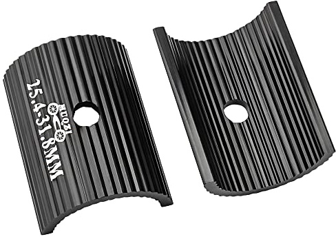 MUQZI Lenkerhülse, Fahrradlenker Adapter 25.4 auf 31.8 mm auf 35 mm Fahrradlenker Hülse, Lenker Adapter Unterlegscheiben (25.4 auf 31.8mm)